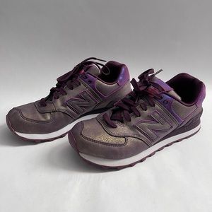 New Balance 574 purple Sneakers